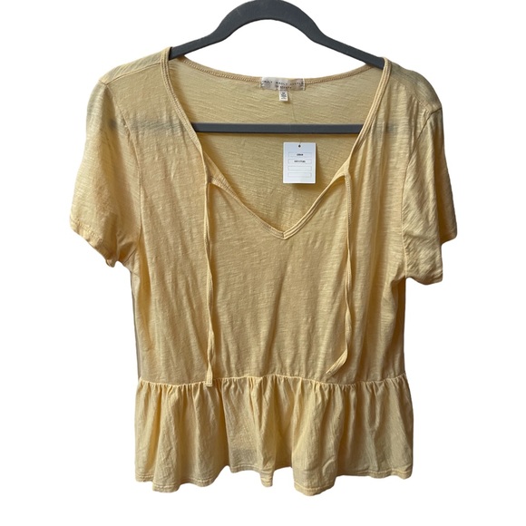 Urban outfitters ruffle tie T shirt - Picture 1 of 5